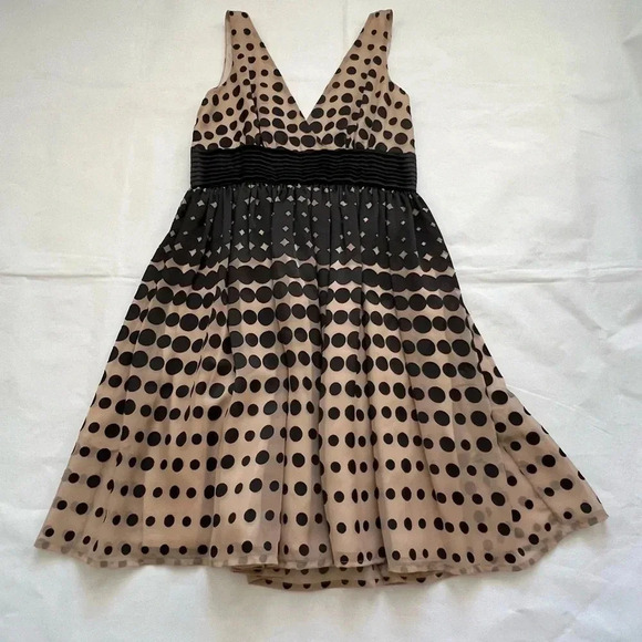 Anthropologie Burlapp Optical Illusion Dress with pocket. SZ 8 - Picture 1 of 3